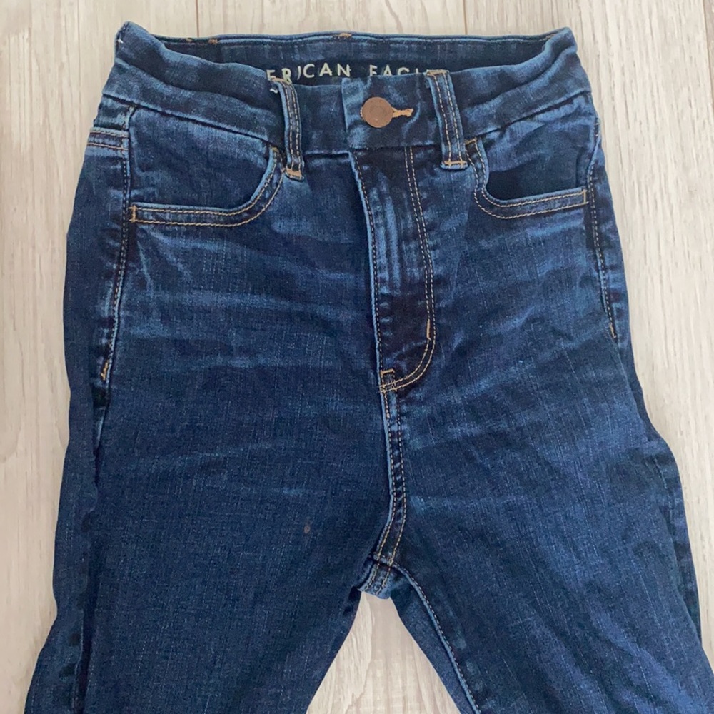 American Eagle Curvy super high rise jegging